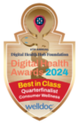 Digital Health Award 2024 Quarterfinalist "Best in Class - Consumer Wellness" Welldoc